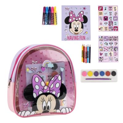 Coloring set in Minnie Mouse backpack