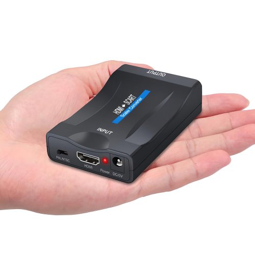 Adapter konwerter HDMI na SCART przejściówka sygnału euro gniazdo AV FHD - E281