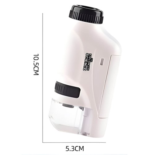 MINISCOPE 60–120x LED detský vreckový mikroskop