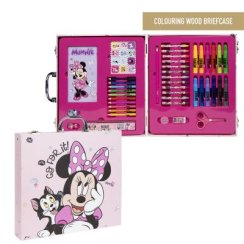 Maľovacie potreby v puzdre s Minnie Mouse