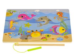 Big Tree hra ryby dřevěná magnetická 30x22cm 24m+