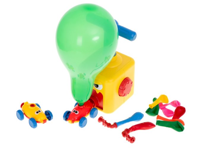 Aerodynamiczna samochodowa wyrzutnia balonów-potworów