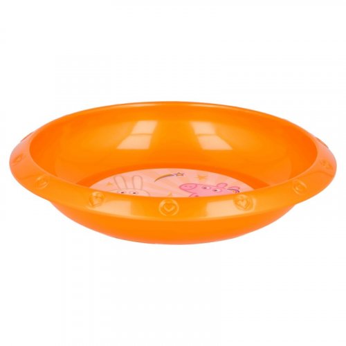 Plastic bowl Piglet Pepa Kindness Counts - orange