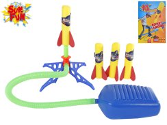Wyrzutnia rakiet Sun Fun + 4 rakiety w pudełku