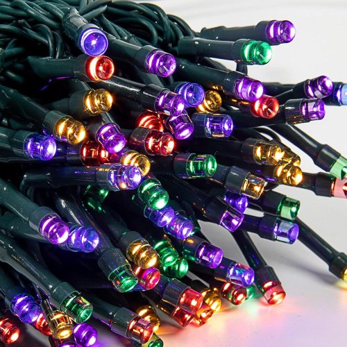 Vnitřní vánoční řetěz 10 m 100 LED - barevný