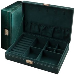 Šperkovnice organizér na šperky a hodinky, elegantní box, velký
