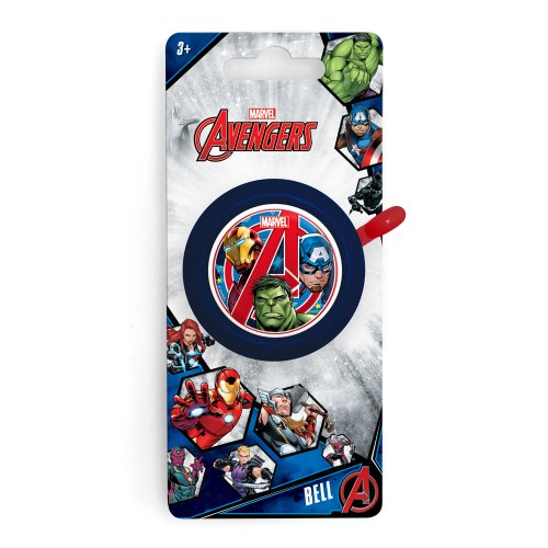 Kovový zvonček na bicykel Avengers