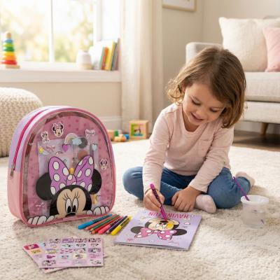 Coloring set in Minnie Mouse backpack