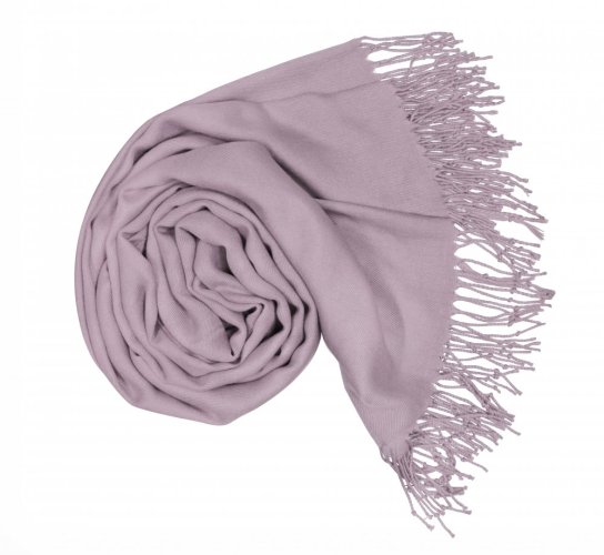Damska fioletowa pashmina P124 / Damski fioletowy szalik