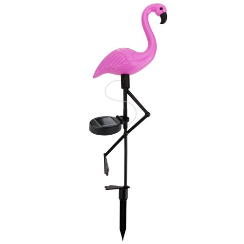 Solarna lampa ogrodowa - Flamingo