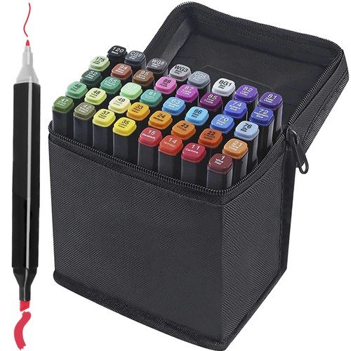 Set of double-sided markers - 40 pcs