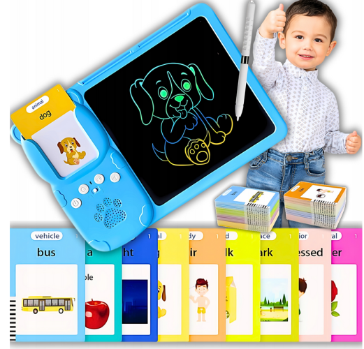 Czytnik kart nauka angielskiego tablet
