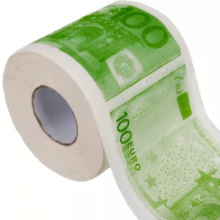 Toilet paper - banknotes
