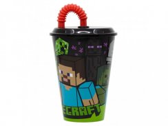 Cup with straw 430 ml - Minecraft