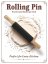 Silicone dough roller - 38 cm, wooden handle