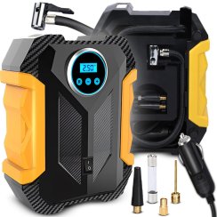 Elektrická pumpa kompresor do auta na kola 12V LCD LED – ER1252