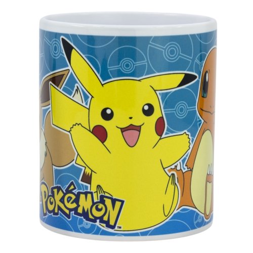 Kubek ceramiczny 325 ml - Pokémon Eevee, Pikachu, Charmander