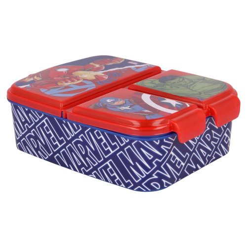 Sandwich box with multiple compartments - Avengers Rolling Thunder