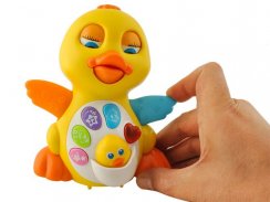 Interactive duckling with flapping wings