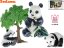Zoolandia panda s mláďatami a príslušenstvom v krabici