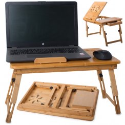 Bamboo laptop table