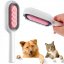 3-in-1 Silicone Brush for Hair Care - Pink