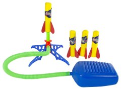 Wyrzutnia rakiet Sun Fun + 4 rakiety w pudełku