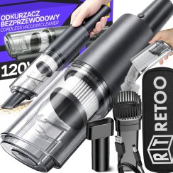 Bezdrátový vysavač do auta 120 W ruční výkonný filtr HEPA + nástavce - OR1337