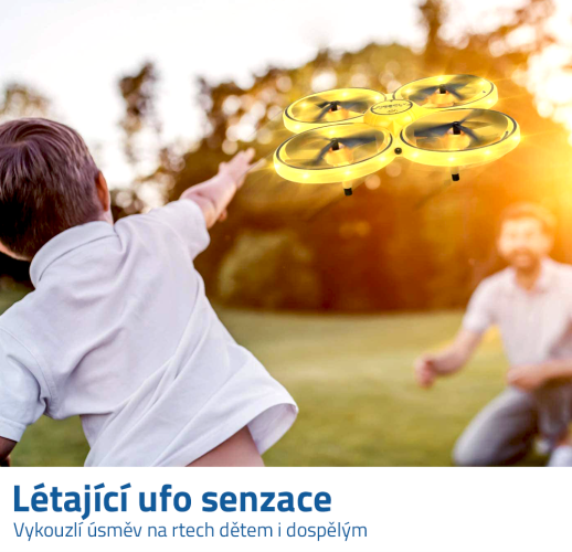Dron sterowany ruchem ręki