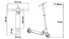 Dvoukolová koloběžka Spider-Man