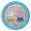 Plastic plate Piglet Pepa Kindness Counts - blue