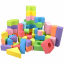 Zestaw piankowych klocków dla dzieci 50 elementów kolorowych puzzli