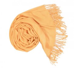 Dámská světle oranžová pashmina P31 / Dámská světle oranžová šála