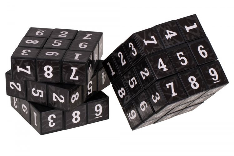Sudoku cube - black