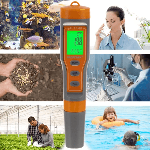Měřič kvality vody digitální s LCD 4v1