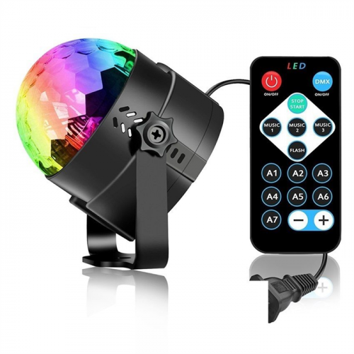 LED disco ball with remote control