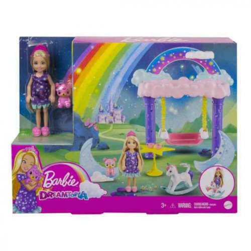 Barbie Chelsea herní set s houpacím koníkem - MATTEL