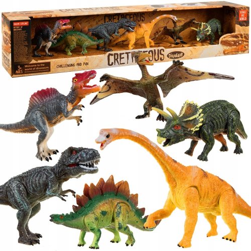 Dinozaury - ruchome figurki 6 szt.