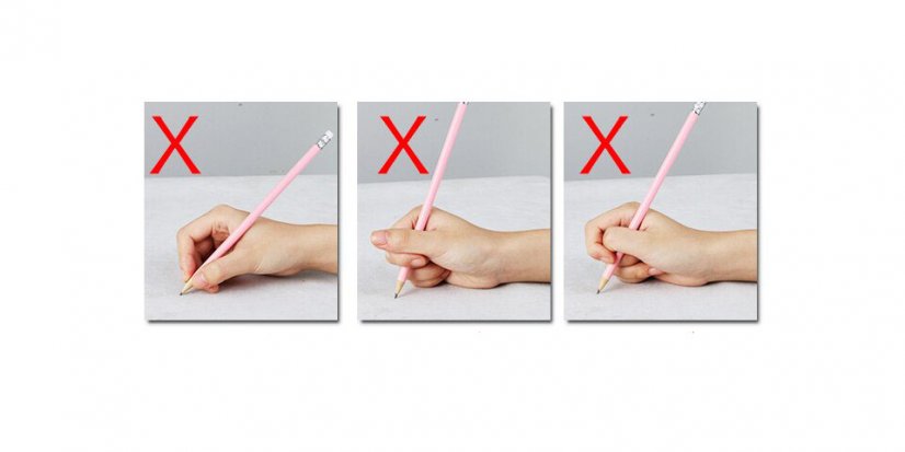 Pomůcka pro správné držení tužky
