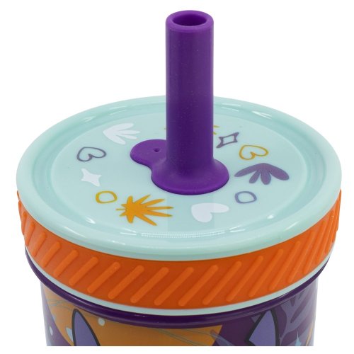 Bezpečný plastový kelímek 370 ml - Stitch Aloha