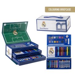 Zestaw kolorowanek w teczce Real Madrid
