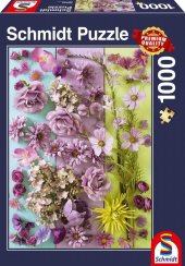 Fialové květiny 1000 dílků - SCHMIDT