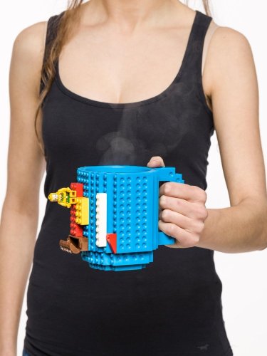 Building blocks mug - BLUE