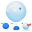 Flexible inflatable ball - blue
