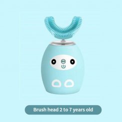 Children's vibrating electric toothbrush - blue