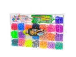 Toys & Trends zestaw do robienia bransoletek z gumek 5600 sztuk w pudełku w torbie