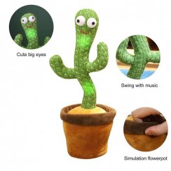 Interactive dancing cactus