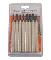 Sada mini řezbářské nožíky 13,5cm 8ks