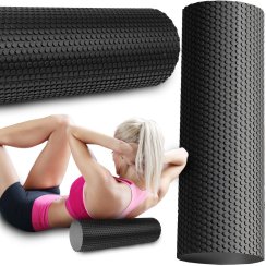 Masážní válec foam roller na cvičení crossfit výstupky 45x15 cm pěnový válec EVA