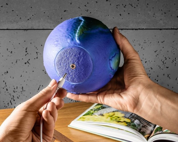 3D lamp - Earth globe